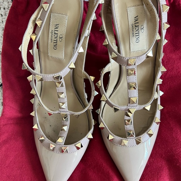 NUDE PATENT ROCKSTUD CAGED PUMP 100MM SIZE 7.5 - Picture 3 of 13